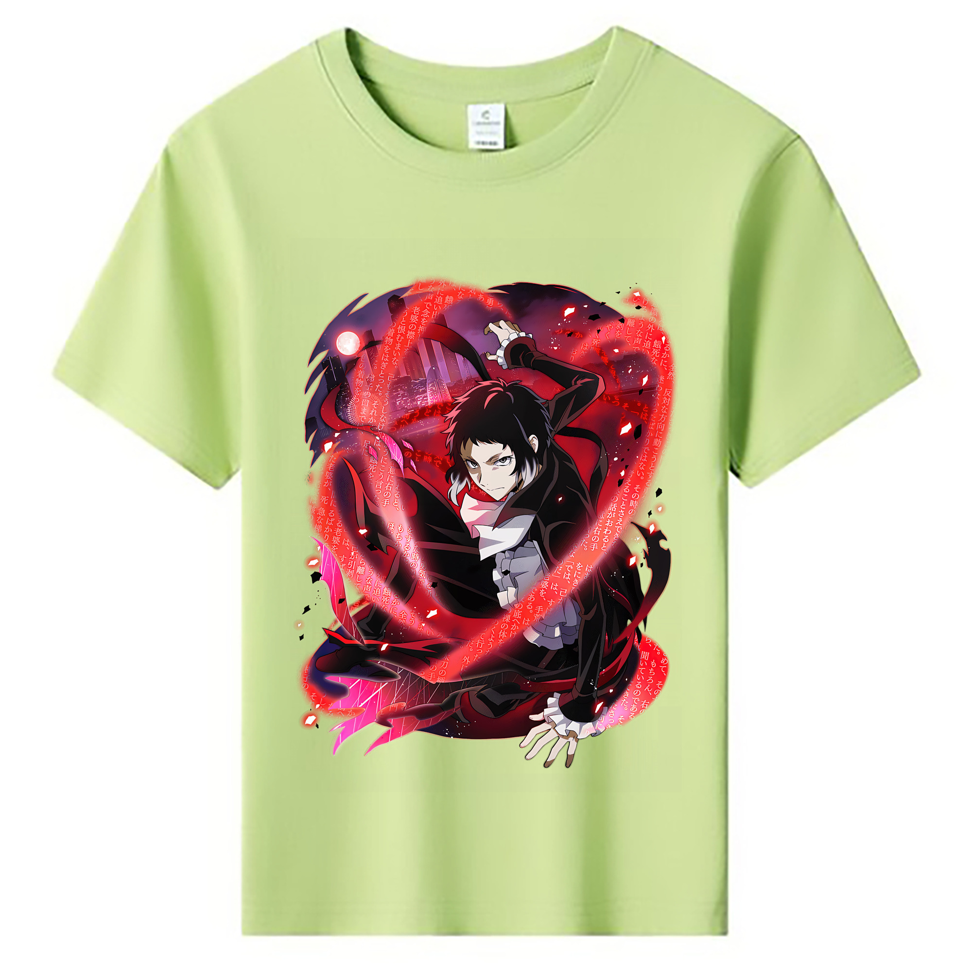 （画像用） 文豪ストレイドッグス Bungo Stray Dogs 綿100％キッズTシャツ（フロントプリント）